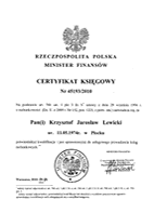 certyfikat księgowy 2